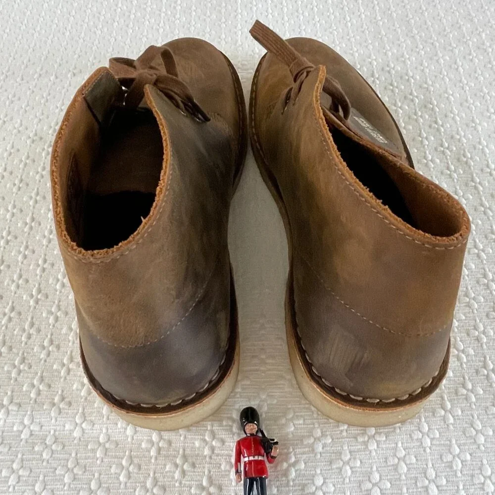 Clarks Brown Leather Desert Chukka Boots